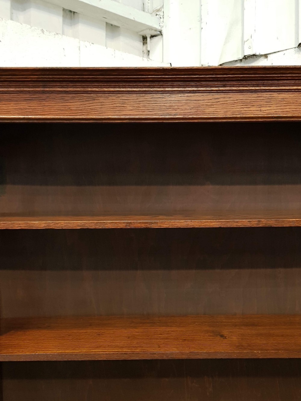 ANTIQUE VICTORIAN OAK BOOKCASE C1880 View II
