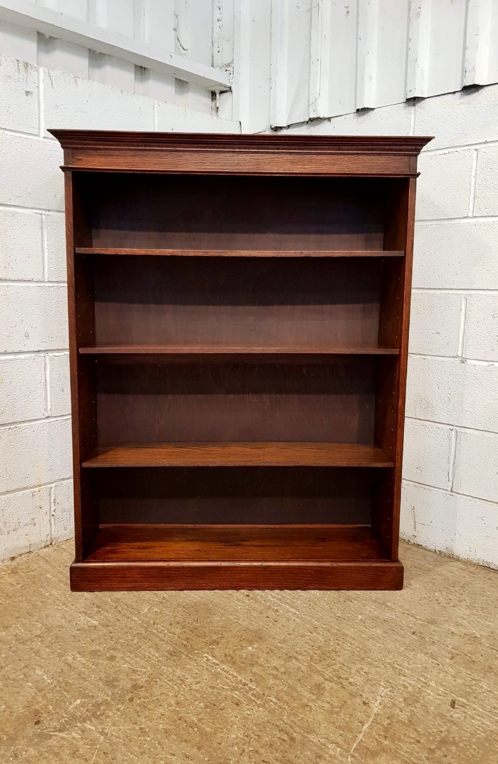 ANTIQUE VICTORIAN OAK BOOKCASE C1880 View III