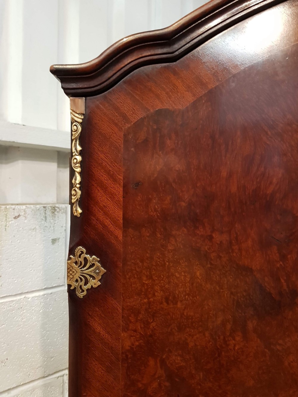 ANTIQUE PAIR SUPERB LADIES & GENTS BURR WALNUT WARDROBES C1920 View II