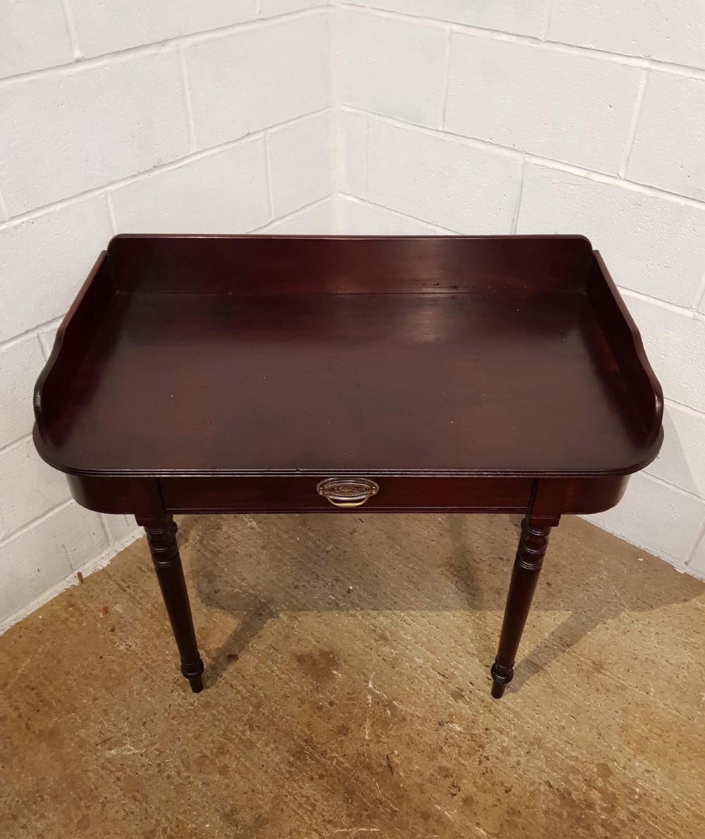 ANTIQUE REGENCY CUBAN MAHOGANY SIDE TABLE  C1820 View III