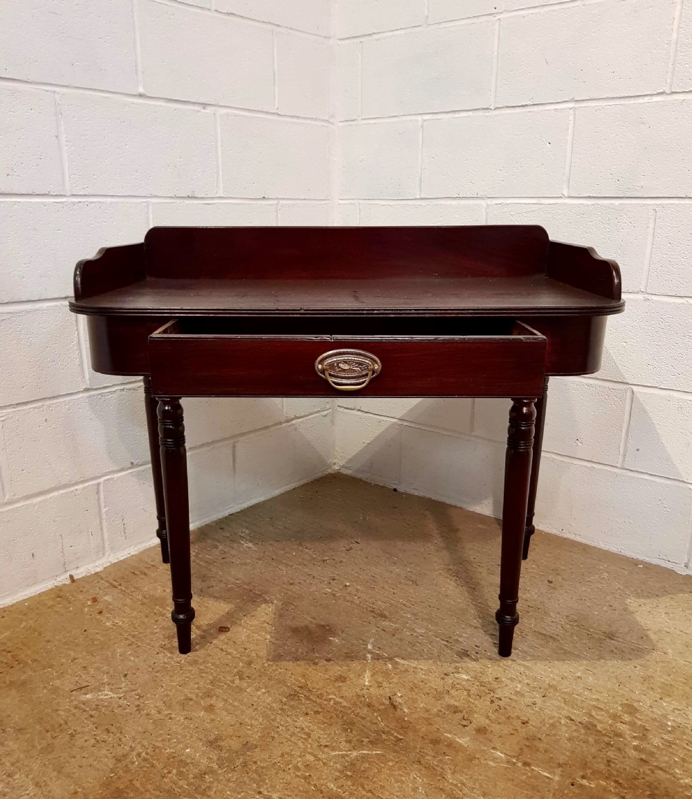 ANTIQUE REGENCY CUBAN MAHOGANY SIDE TABLE  C1820 View VI