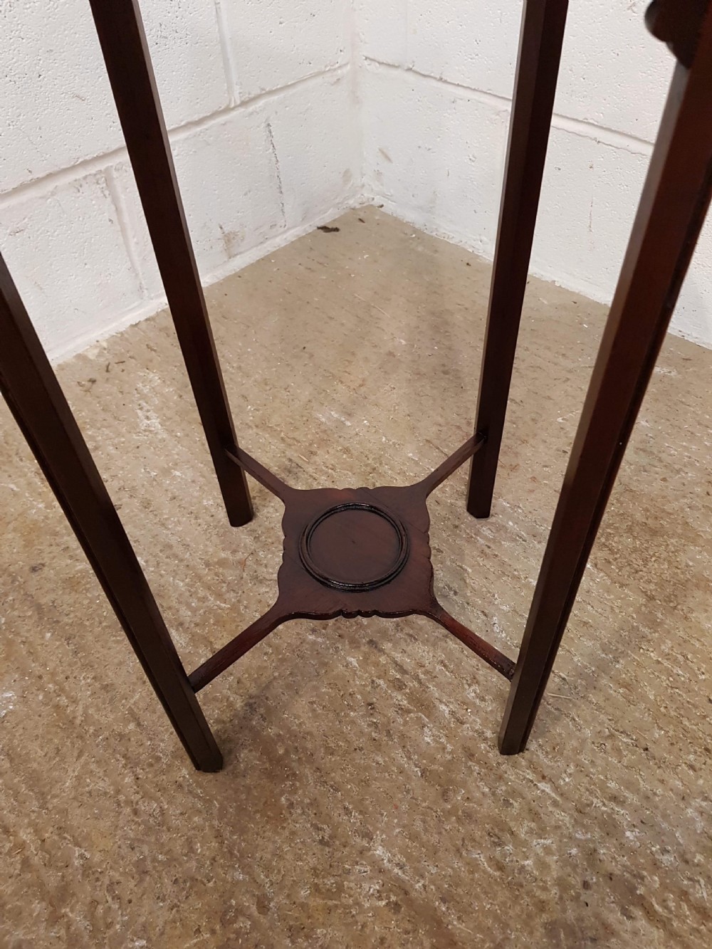 ANTIQUE PAIR EDWARDIAN CHIPPENDALE CUBAN MAHOGANY NIGHT STANDS C1900 View VI