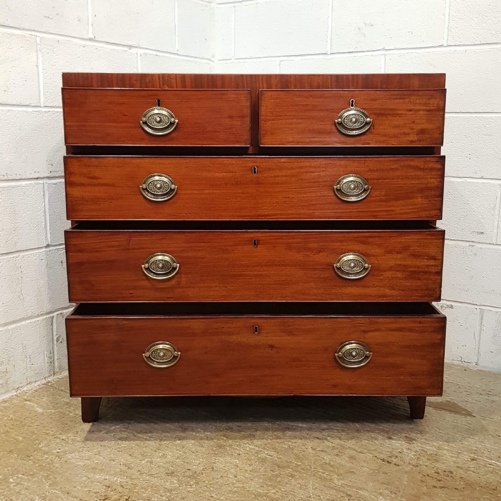 ANTIQUE REGENCY MAHOGANY CHEST OF DRAWERS C1820 View VII