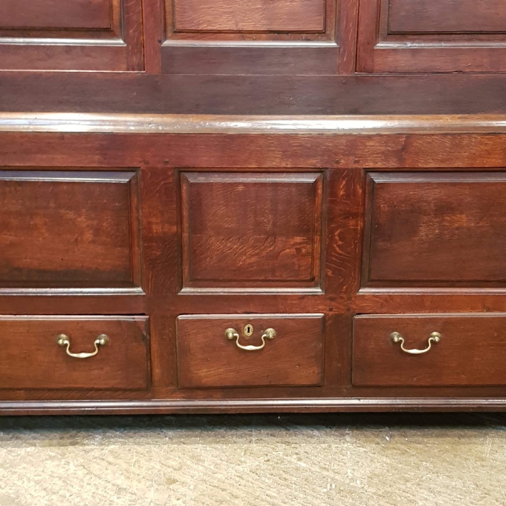 ANTIQUE 18TH CENTURY PERIOD OAK TAK CUPBOARD C1780 View III