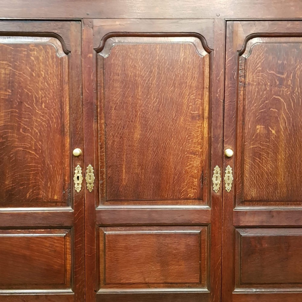 ANTIQUE 18TH CENTURY PERIOD OAK TAK CUPBOARD C1780 View VI