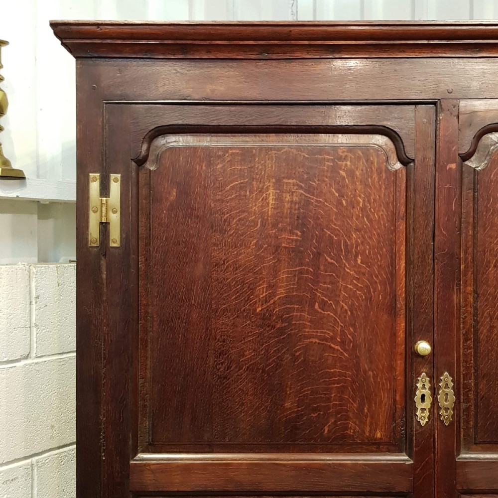 ANTIQUE 18TH CENTURY PERIOD OAK TAK CUPBOARD C1780 View VII
