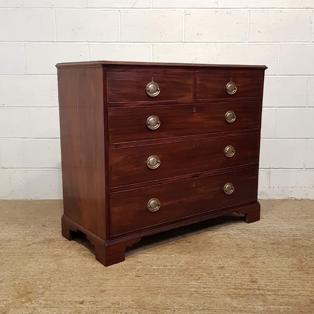 ANTIQUE REGENCY MAHOGANY CHEST OF DRAWERS C1820 View II
