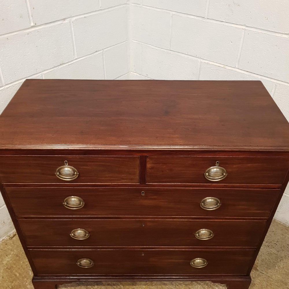 ANTIQUE REGENCY MAHOGANY CHEST OF DRAWERS C1820 View III