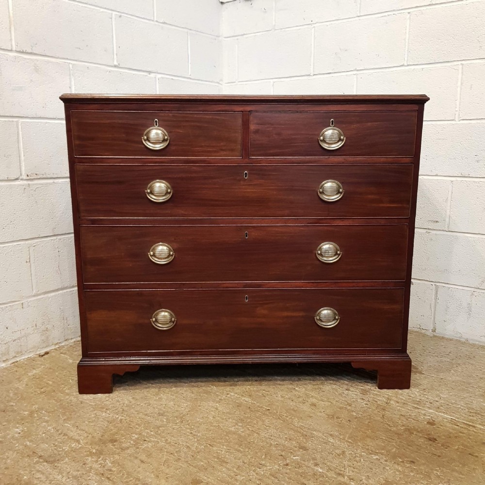 ANTIQUE REGENCY MAHOGANY CHEST OF DRAWERS C1820 View IV