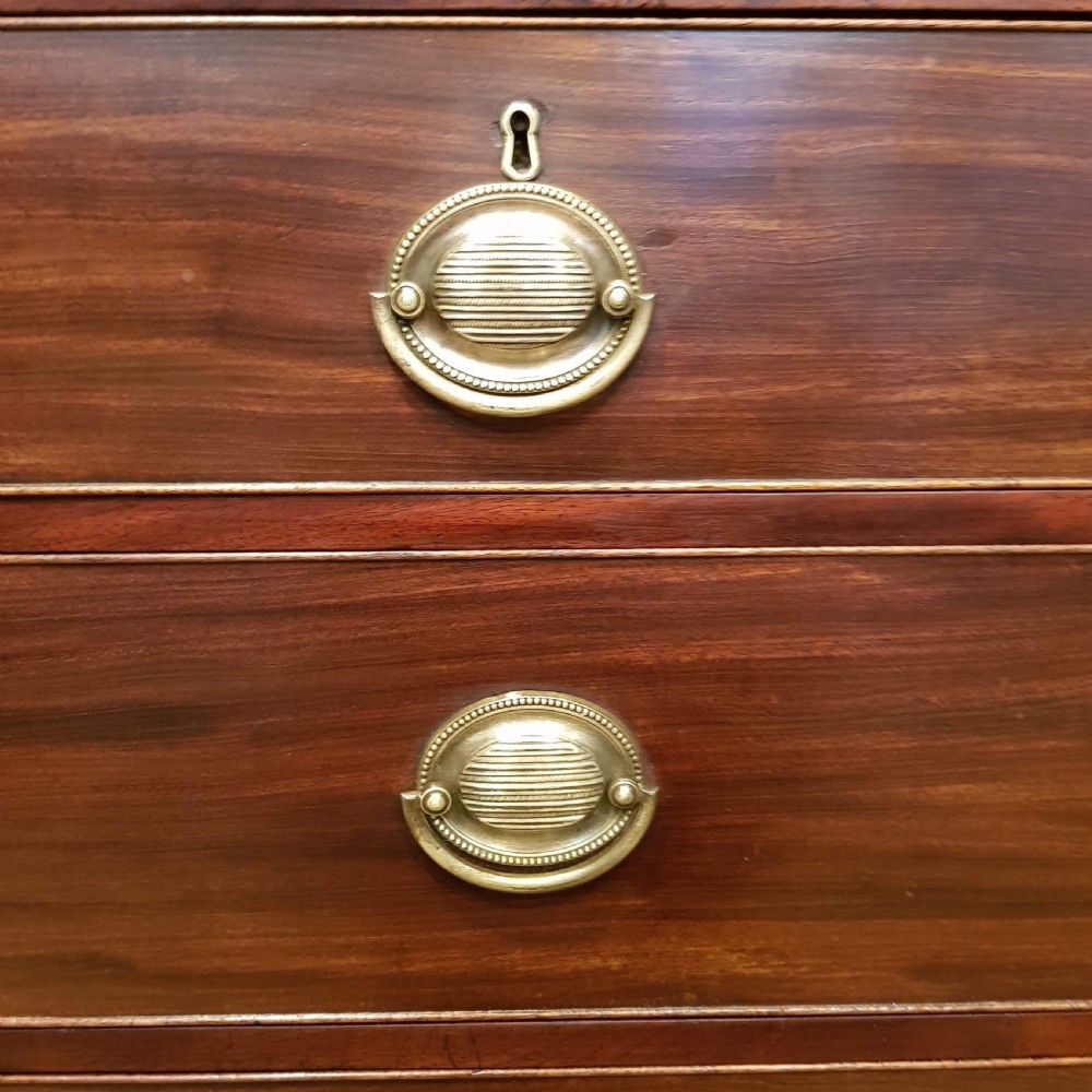ANTIQUE REGENCY MAHOGANY CHEST OF DRAWERS C1820 View VI