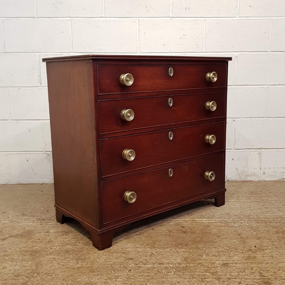 ANTIQUE REGENCY MAHOGANY CHEST OF DRAWERS C1820 View VI