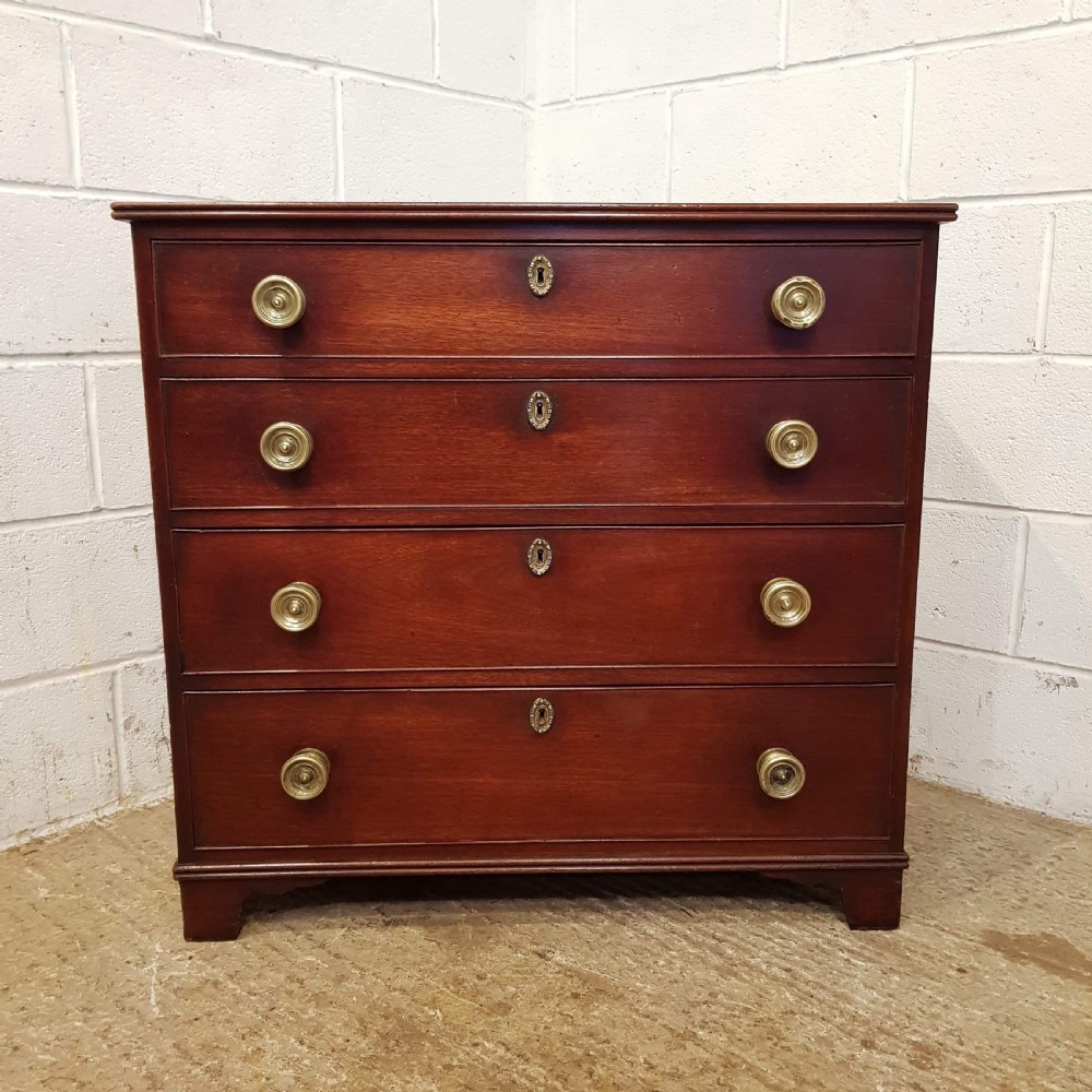 ANTIQUE REGENCY MAHOGANY CHEST OF DRAWERS C1820 View VII