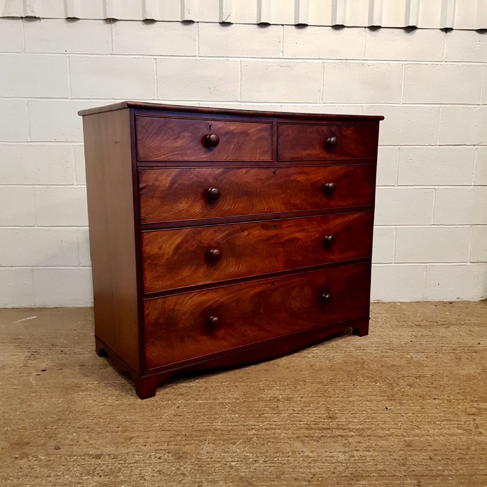 ANTIQUE REGENCY MAHOGANY CHEST OF DRAWERS C1820 View IV