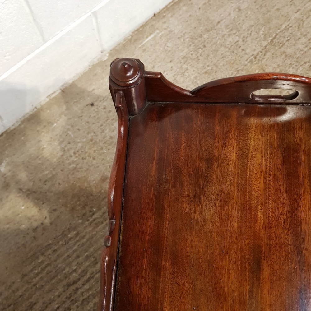 ANTIQUE GEORGIAN PERIOD MAHOGA Y NIGHT STAND C1780 View V