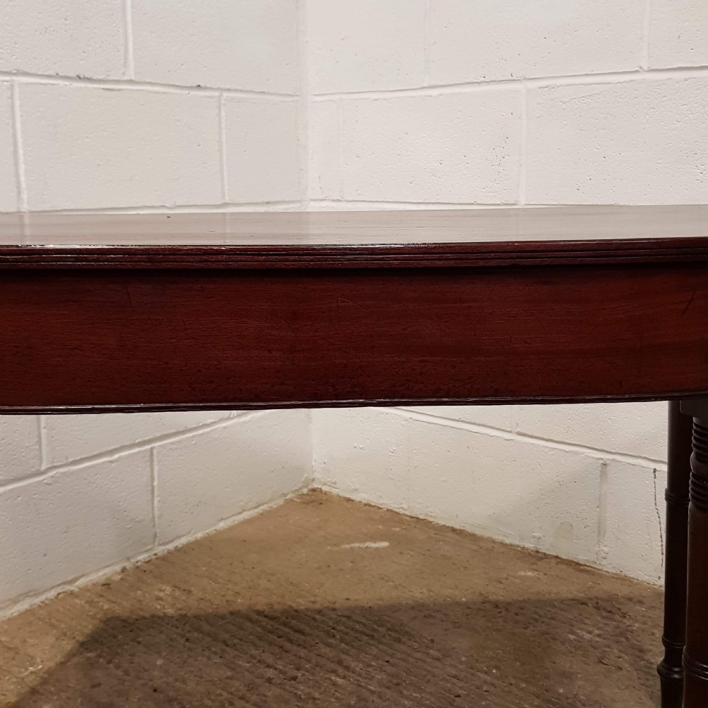 ANTIQUE REGENCY MAHOGANY ‘ D ‘ END SIDE TABLE c1820 View II
