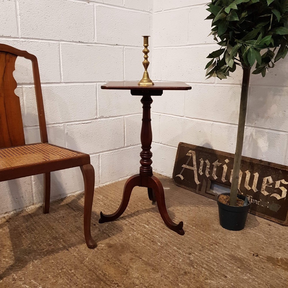ANTIQUE REGENCY MAHOGANY TILT TOP OCCASIONAL TABLE C1820 View VI