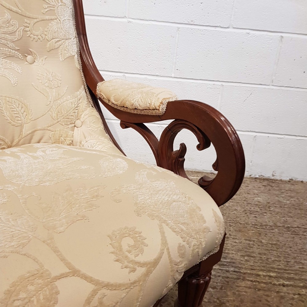 ANTIQUE WILLIAM 1V MAHOGANY ARMCHAIR C1830 View II