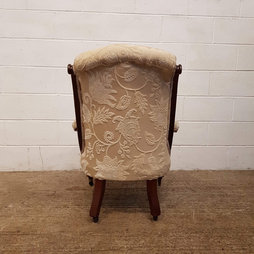 ANTIQUE WILLIAM 1V MAHOGANY ARMCHAIR C1830 View IV