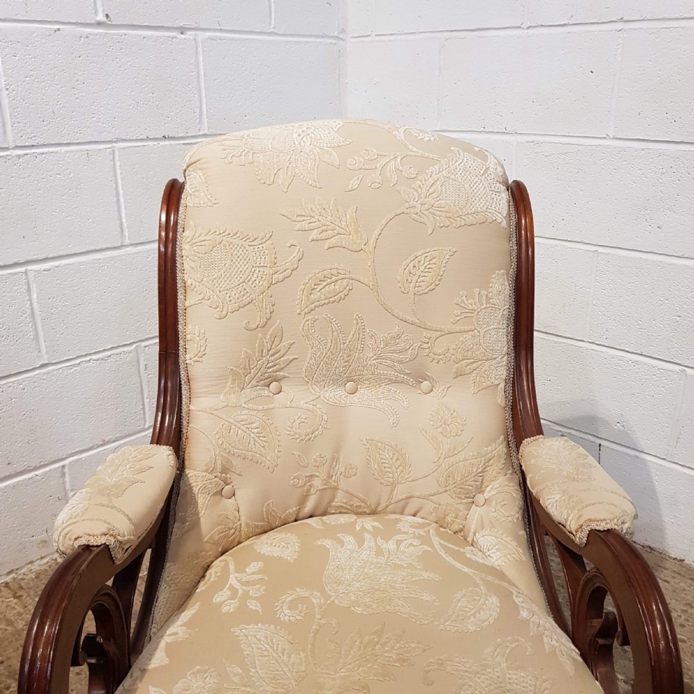 ANTIQUE WILLIAM 1V MAHOGANY ARMCHAIR C1830 View VIII