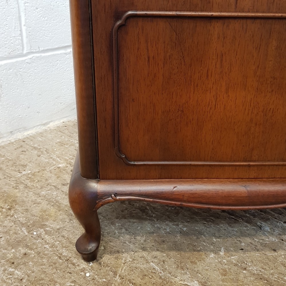 ANTIQUE PAIR FRENCH WALNUT BEDSIDE CABINETS C1920 View V