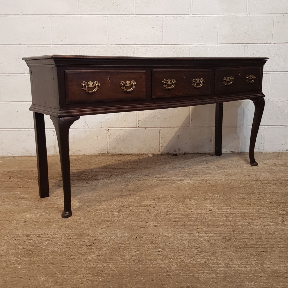 ANTIQUE 18TH CENTURY GEORGIAN PERIOD OAK DRESSER BASE C1780 View VII