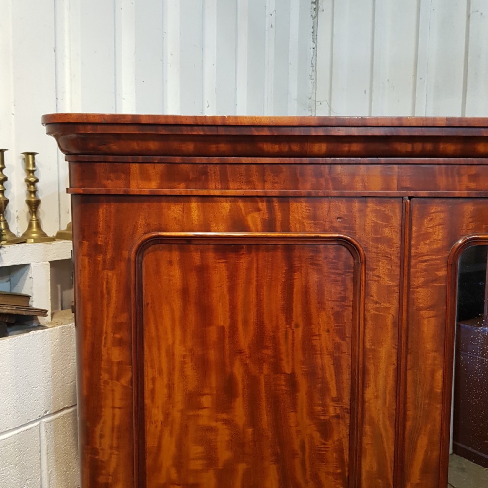 ANTIQUE VICTORISN MAHOGANY COMPACTUM WARDROBE C1880 View V