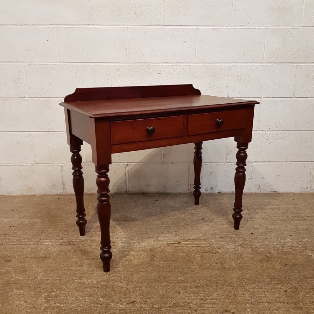 ANTIQUE VICTORIAN MAHOGANY SIDE TABLE C1880 View VII