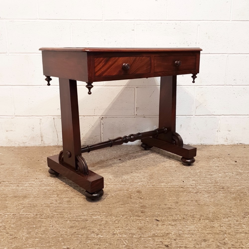 ANTIQUE VICTORIAN MAHOGANY SIDE TABLE C1880 View VII