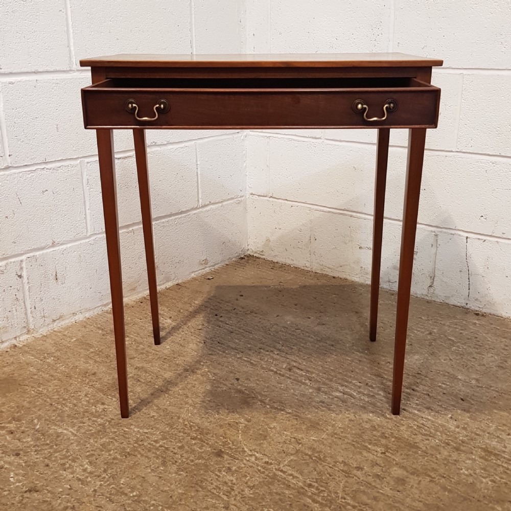 ANTIQUE REGENCY MAHOGANY SIDE TABLE C1820 View VI