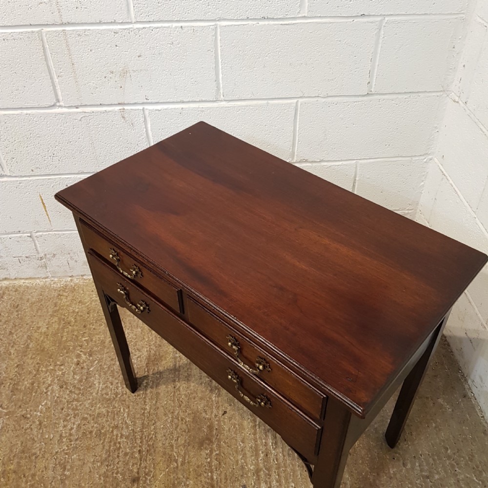ANTIQUE 18TH CENTURY MAHOGANY LOW BOY TABLE C1780 View V