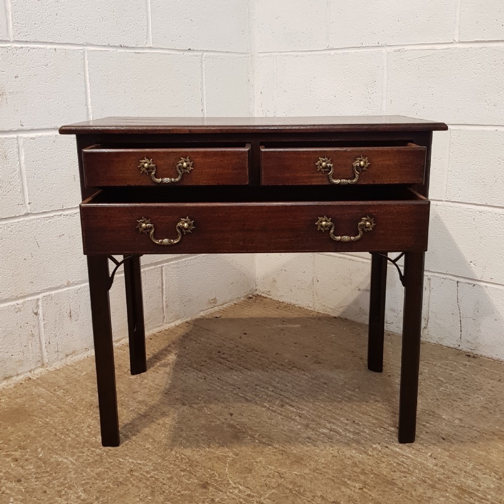 ANTIQUE 18TH CENTURY MAHOGANY LOW BOY TABLE C1780 View VI