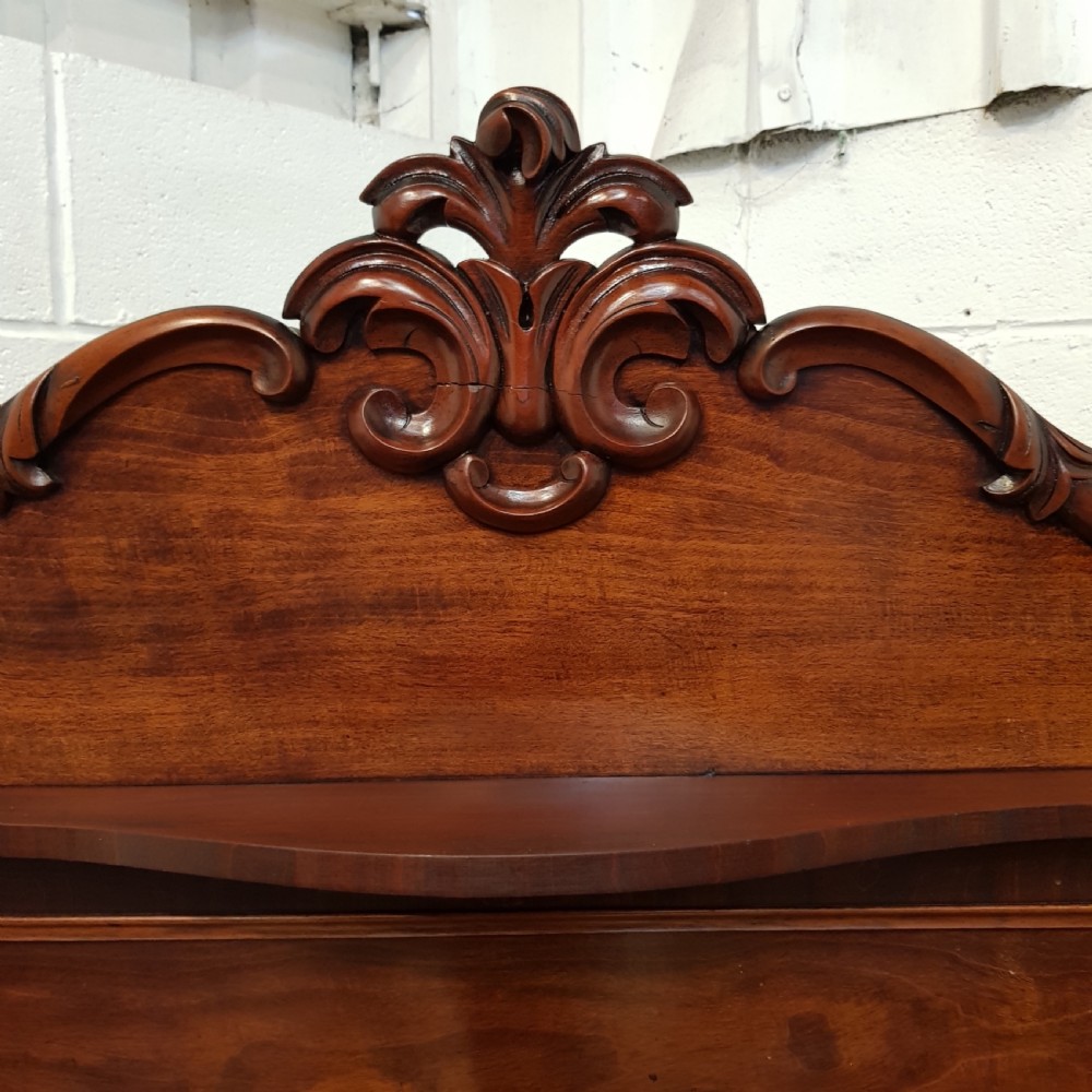 ANTIQUE VICTORIAN SMALL MAHOGANY CHIFFONIER C1880 View IV