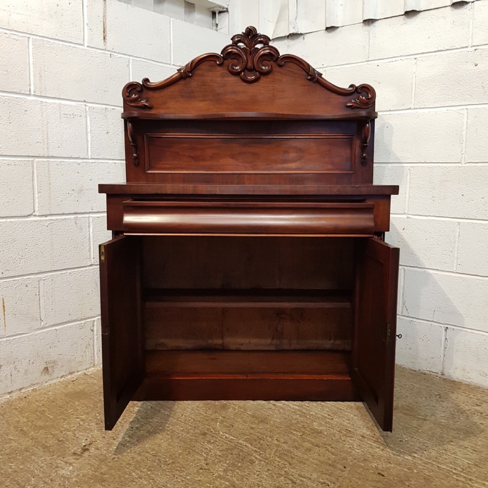 ANTIQUE VICTORIAN SMALL MAHOGANY CHIFFONIER C1880 View VI