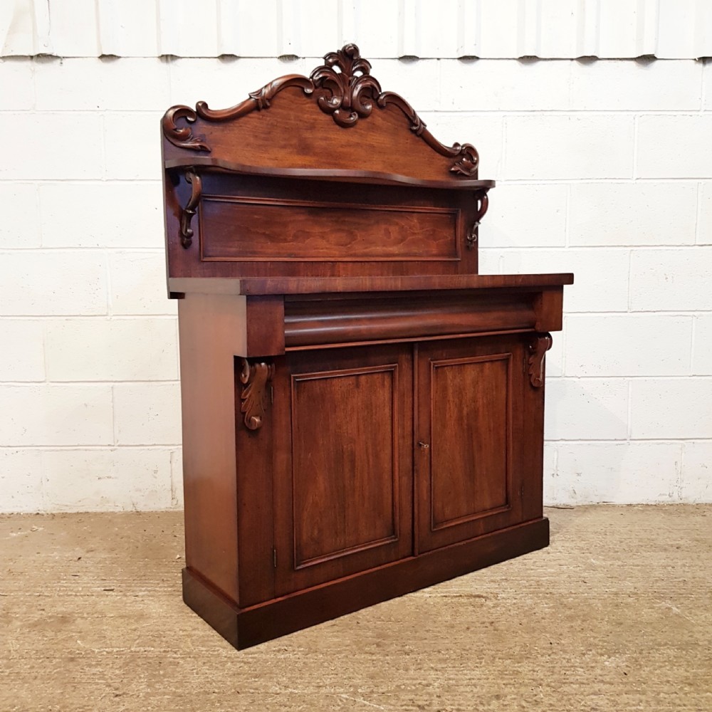 ANTIQUE VICTORIAN SMALL MAHOGANY CHIFFONIER C1880 View VII