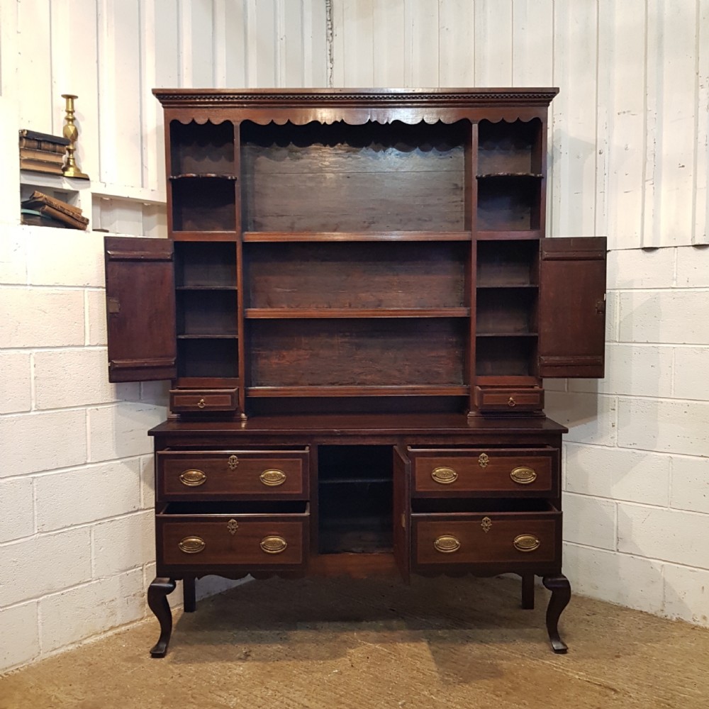 ANTIQUE 18TH CENTURY PERIOD COUNTRY OAK DRESSER C1780 View XIII