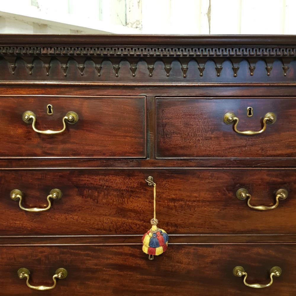 ANTIQUE 18TH CENTURY MAHOGANY CHEST ON CHEST C1780 View V