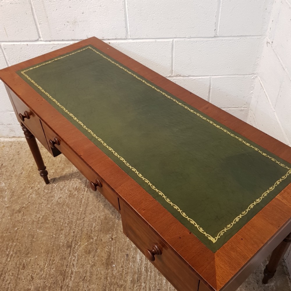 ANTIQUE EARLY VICTORIAN MAHOGANY WRITING TABLE C1840 View IV