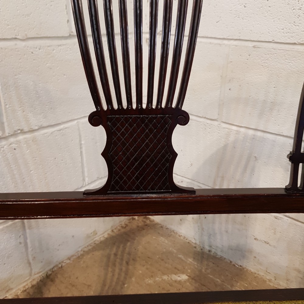 ANTIQUE EDWARDIAN MAHOGANY SALON SOFA C1900 View X