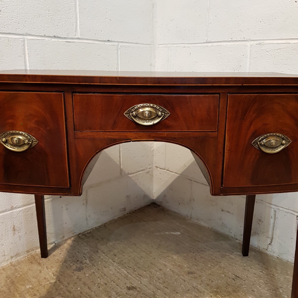 ANTIQUE SMALL REGENCY MAHOGANY SERVER SIDEBOARD C1820 View III