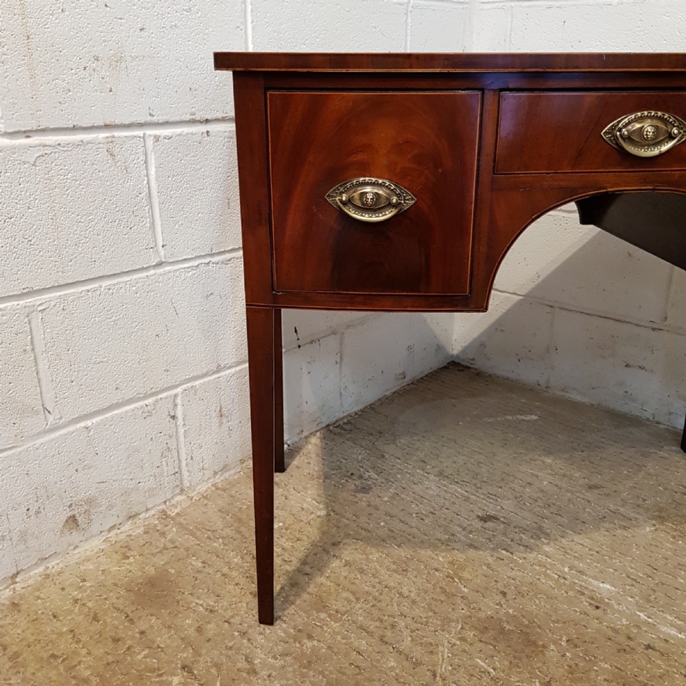 ANTIQUE SMALL REGENCY MAHOGANY SERVER SIDEBOARD C1820 View V