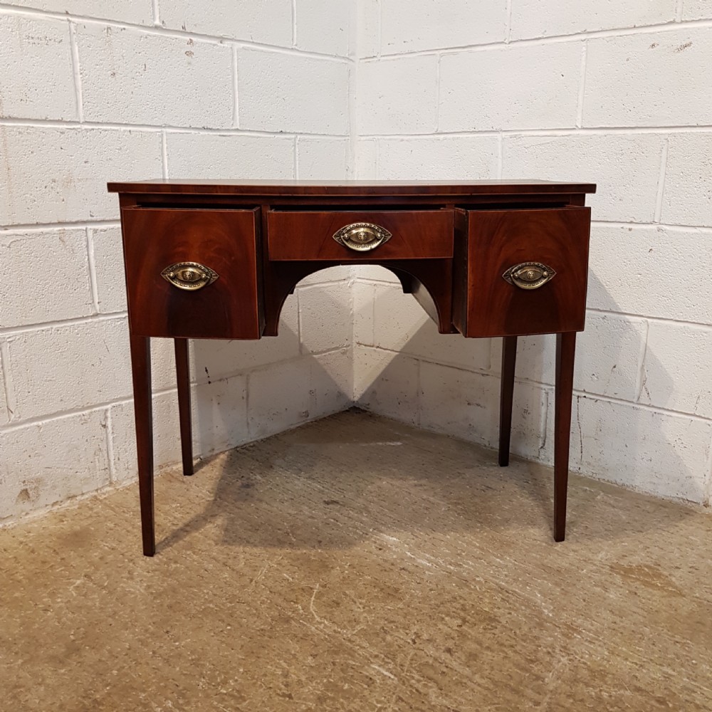 ANTIQUE SMALL REGENCY MAHOGANY SERVER SIDEBOARD C1820 View VI