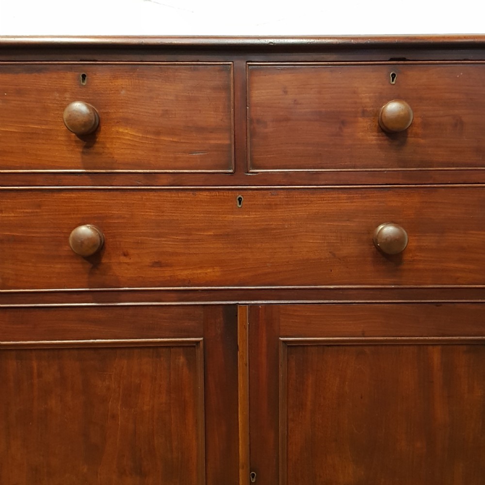 ANTIQUE VICTORIAN MAHOGANY TALLBOY C1880 View II