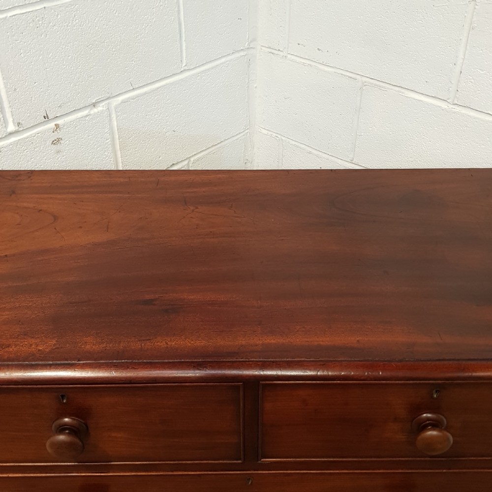 ANTIQUE VICTORIAN MAHOGANY TALLBOY C1880 View IV