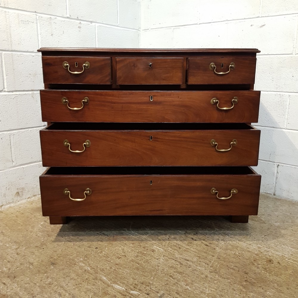ANTIQUE REGENCY MAHOGANY CHEST OF DRAWERS C1820 View IV