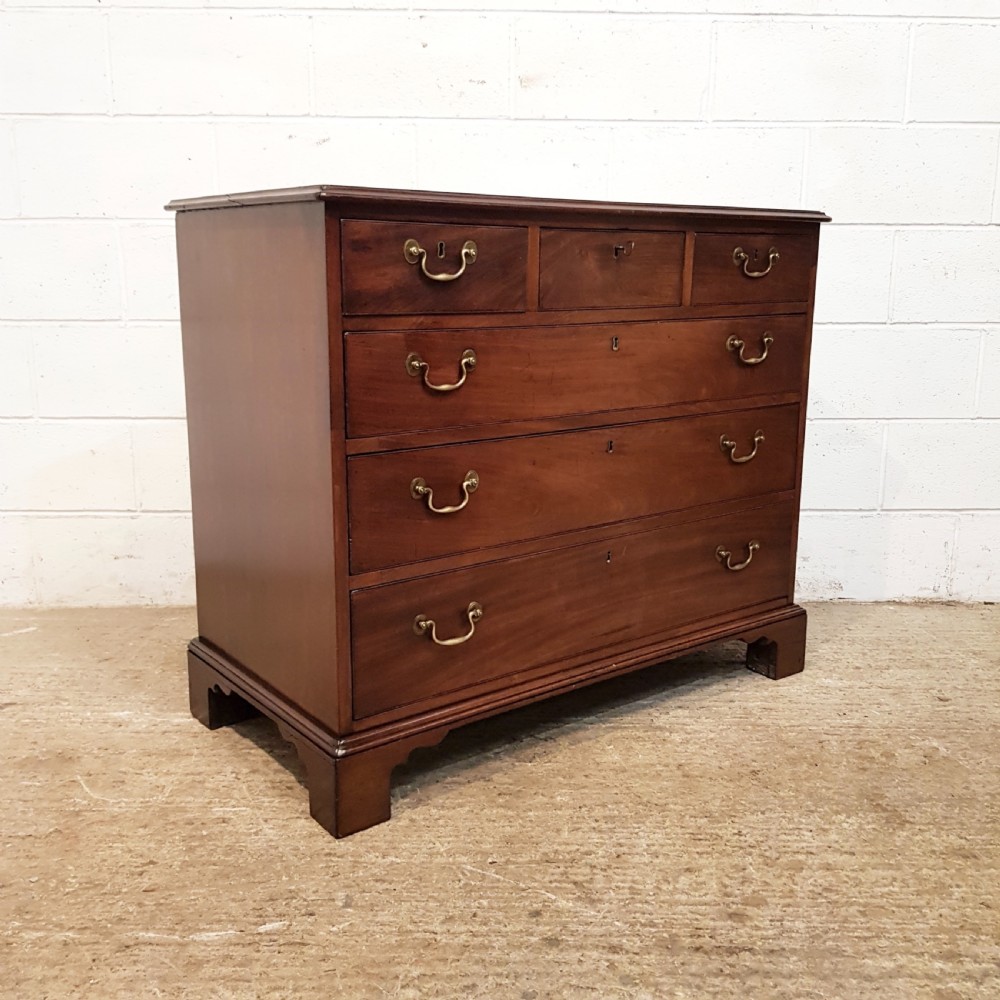 ANTIQUE REGENCY MAHOGANY CHEST OF DRAWERS C1820 View VI