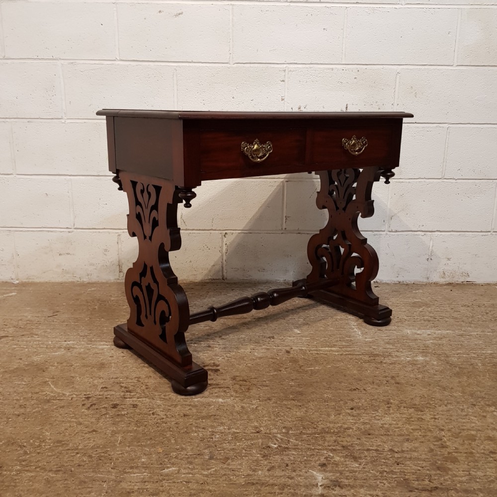 ANTIQUE VICTORIAN MAHOGANY SIDE TABLE C1880 View VI