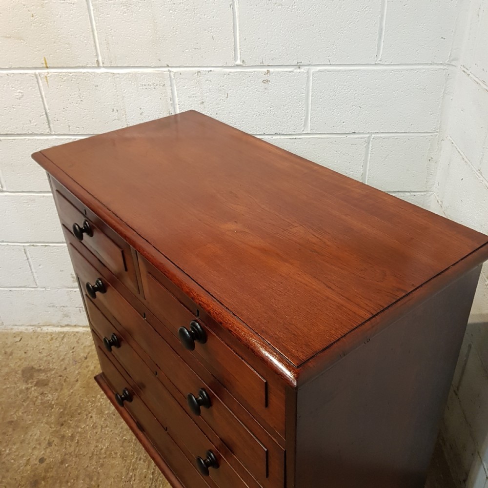 ANYIQUE VICTORIAN MAHOGANY SCOTTISH CHEST OF DRAWERS C1870 View IV