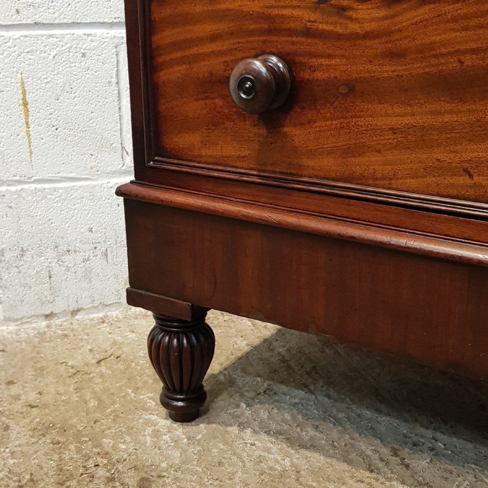 ANTIQUE GEORGIAN REGENCY MAHOGANY CHEST OF DRAWERS C1820 View VII