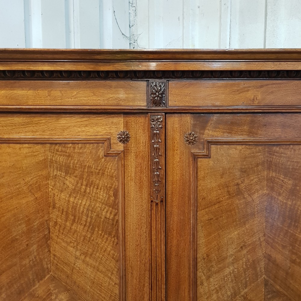 ANTIQUE LATE 19TH CENT. FRENCH WALNUT ARMOIRE C1890 View IV