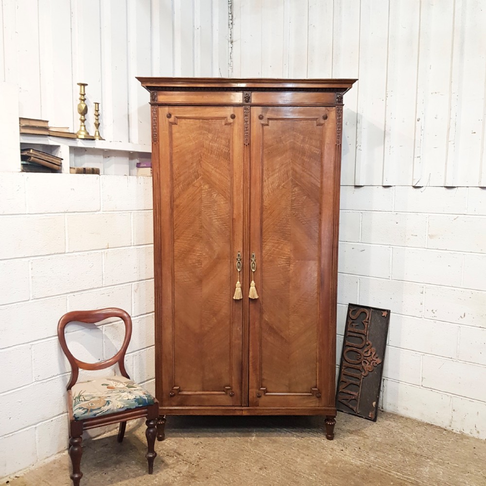 ANTIQUE LATE 19TH CENT. FRENCH WALNUT ARMOIRE C1890 View IX